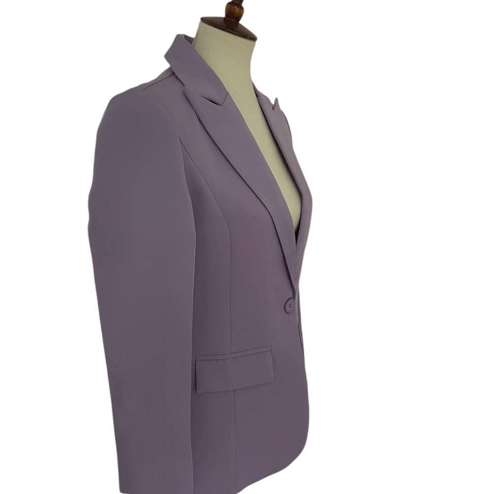 NEW WITH TAGS! * LCRRRN Sophisticated Women's Lavender Blazer * Size XS - Picture 11 of 16